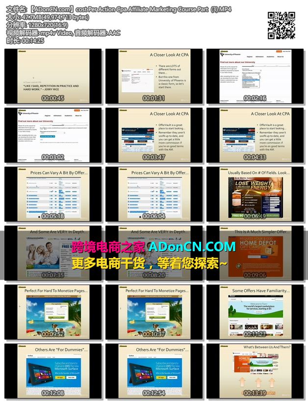 【ADonCN.com】cost Per Action Cpa Affiliate Marketing Course Part (3).MP4
