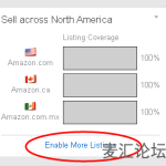 关于加拿大亚马逊和美国亚马逊、日本亚马逊等不同站点同步的操作方法
