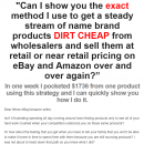 批发价品牌产品零售价销售，分享我是如何在eBay+Amazon上销售的！（Wholesale Intel Crash Course）