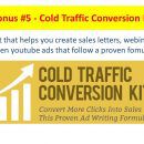 A kit that helps you create sales letters, VSL’s, webinars, even youtube ads that follow a proven formula.（Cold Traffic Conversion Kit）