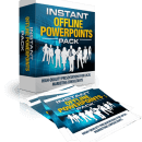 在与潜在客户会面时，可以随时准备演示文稿，以帮助你进行教育、动情和完成交易。（Instant Offline PowerPoints Pack）