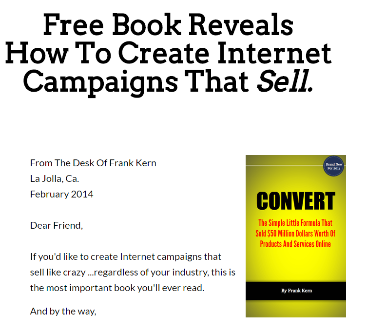 How To Create Internet Campaigns That Sell.(Frank Kern - Convert) How To Create Internet Campaigns That Sell.(Frank Kern - Convert)
