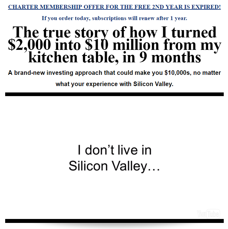 The true story of how I turned $2,000 into $10 million from my kitchen table, in 9 months(Top 1% Advisory) The true story of how I turned $2,000 into $10 million from my kitchen table, in 9 months(Top 1% Advisory)