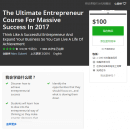 2017年获得巨大成功的终极企业家课程（The Ultimate Entrepreneur Course）