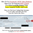 如何使用Facebook的视频平台指定精确的流量为当地的企业主提供服务（Offline Social Lead Machine）