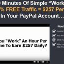 60分钟的简单工作 + 100%的免费流量 = 在你的Paypal账户里每天257美元（Commissions Doubler）