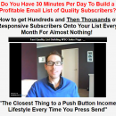 邮件营销列表收集视频指南 – 订阅列表从几百个新用户的第一个月到第二个和第三个月的成千上万的指数级增长（Fast Quality List Building）