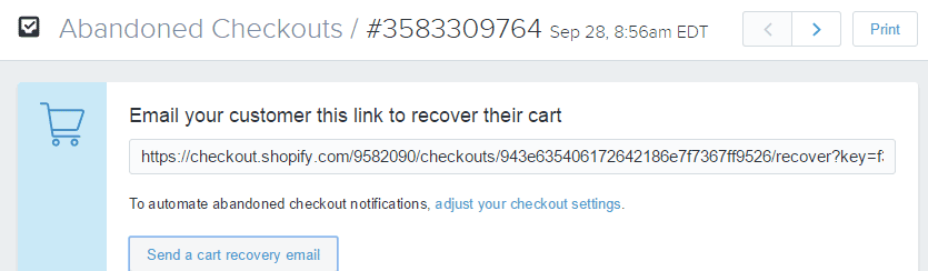 Shopify开店建站营销推广卖家平台后台中文指南 – Abandoned checkout recovery/挽救弃单 Shopify开店建站营销推广卖家平台后台中文指南 – Abandoned checkout recovery/挽救弃单