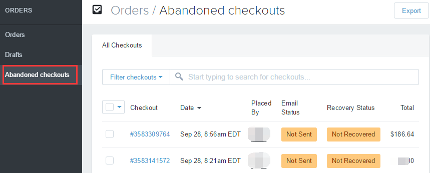 Shopify开店建站营销推广卖家平台后台中文指南 – Abandoned checkout recovery/挽救弃单 Shopify开店建站营销推广卖家平台后台中文指南 – Abandoned checkout recovery/挽救弃单