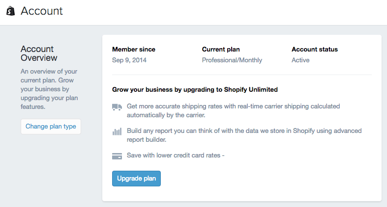 Shopify开店建站营销推广卖家平台后台中文指南 – Account/Shopify中的账号管理 Shopify开店建站营销推广卖家平台后台中文指南 – Account/Shopify中的账号管理