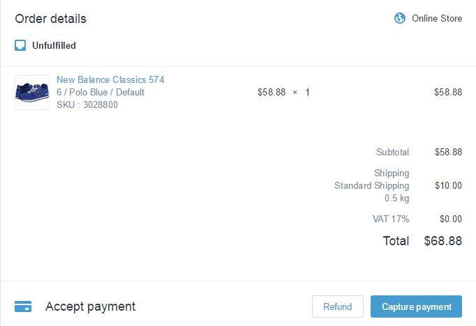 Shopify开店建站营销推广卖家平台后台中文指南 – Capturing payment/捕获付款 Shopify开店建站营销推广卖家平台后台中文指南 – Capturing payment/捕获付款