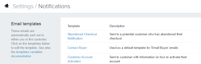 Shopify开店建站营销推广卖家平台后台中文指南 – Notifications/Shopify中的通知和邮件模板设置 Shopify开店建站营销推广卖家平台后台中文指南 – Notifications/Shopify中的通知和邮件模板设置
