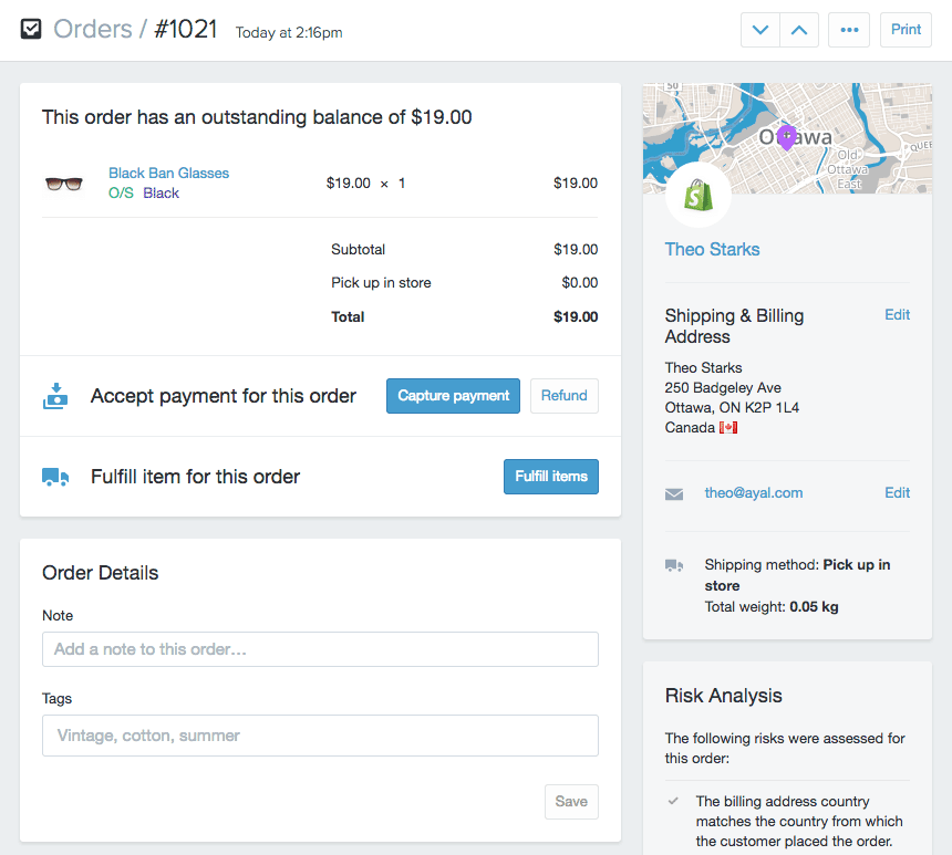 Shopify开店建站营销推广卖家平台后台中文指南 – Processing an order / 处理订单 Shopify开店建站营销推广卖家平台后台中文指南 – Processing an order / 处理订单