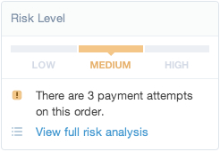 Shopify开店建站营销推广卖家平台后台中文指南 – Risk Analysis/风险分析 Shopify开店建站营销推广卖家平台后台中文指南 – Risk Analysis/风险分析