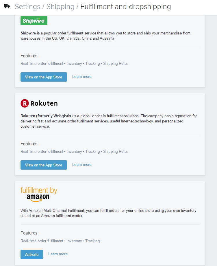Shopify开店建站营销推广卖家平台后台中文指南 – Shipping/Shopify的物流相关设置 Shopify开店建站营销推广卖家平台后台中文指南 – Shipping/Shopify的物流相关设置