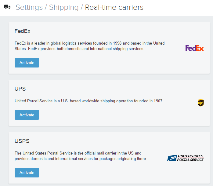 Shopify开店建站营销推广卖家平台后台中文指南 – Shipping/Shopify的物流相关设置