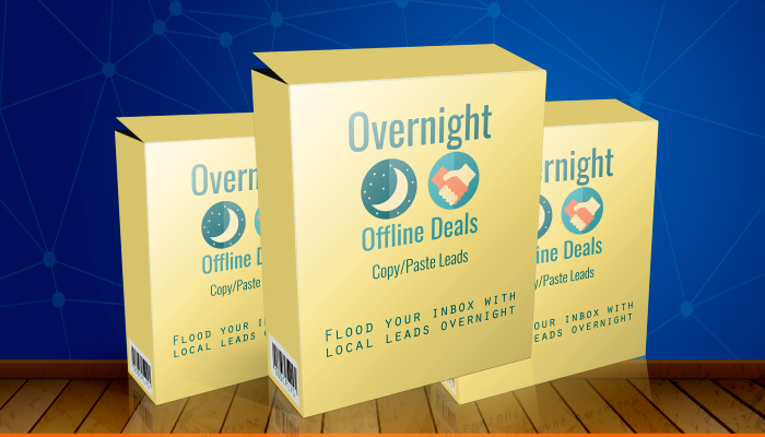 Get your hands on the exact offline lead generation system I used that helped me close the deals above. It takes 15 minutes of setup time and costs nothing.（Overnight Offline Deals）