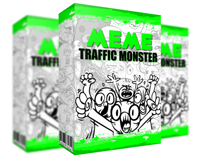 MEME迷因流量怪兽 - 每天500次免费点击 使用一个你从未见过的未开发的MEME流量方法（Meme Traffic Monster）