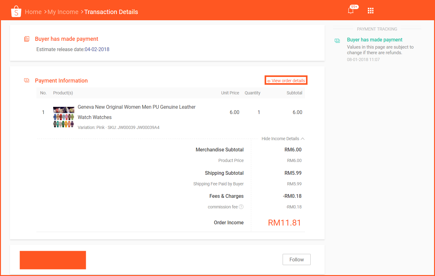 虾皮购物(Shopee电商平台)从商家帐号注册入驻卖家平台到运营教程 – 打款与查账 查看收入/对账查询 虾皮购物(Shopee电商平台)从商家帐号注册入驻卖家平台到运营教程 – 打款与查账 查看收入/对账查询
