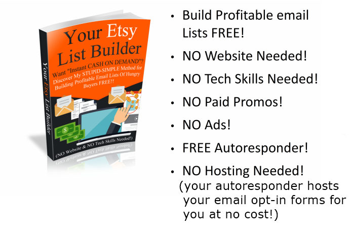 零成本获得数百甚至数千个Etsy电子邮件订阅用户（Your Etsy List Builder）