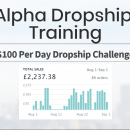 $100 per day drop ship challenge.（Alpha Dropshipping Training）