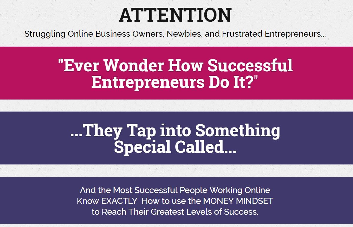 指导你通过学习所有成功企业家共有的8个特征像企业家一样思考！（Money Mindset）