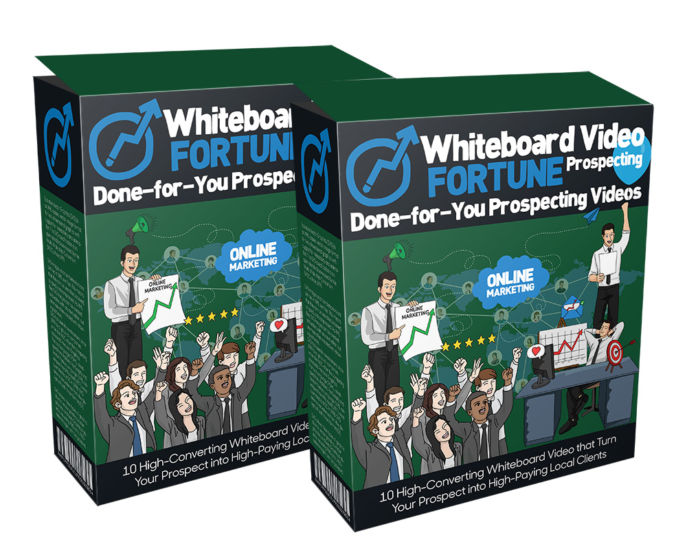 使用1分钟的视频如立即提高你的客户转化率（Whiteboard Video Fortune Prospecting）