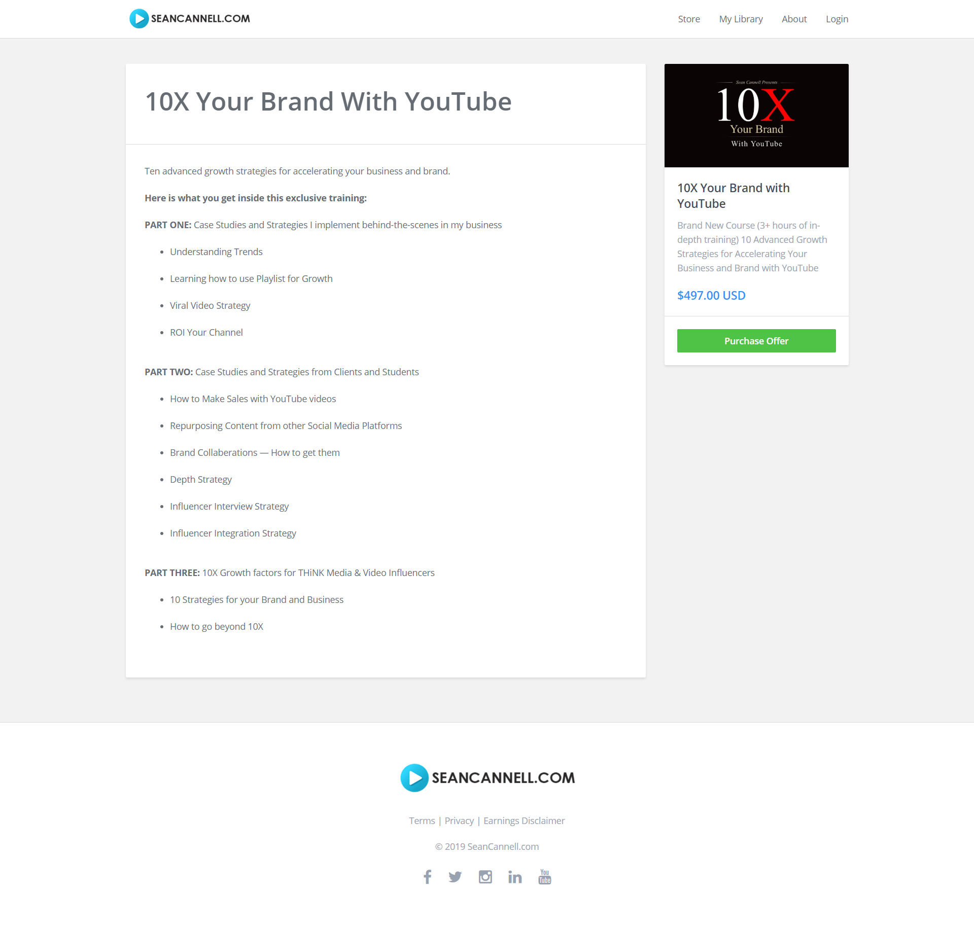 全新的三小时的深度培训 - 十个高效的策略教你利用YouTube加速您的业务和品牌成长（10X Your Brand with YouTube）
