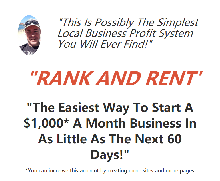 最简单的赚钱方法就是在接下来教的60天内开始每个月00美元的生意！（Rank & Rent）