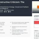 Communication Skills and Assertiveness Strategy. Interpersonal Feedback. Social Skills and Emotional Intelligence.（Delivering Constructive Criticism – The Assertive Way）