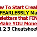 如何开始创建和发送最终让你赚钱的Newsletters！（Glorious Newsletters 1-2-3 Cheatsheet）