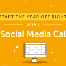 利用2020年社交媒体内容日历解决社交媒体问题，节省时间和压力。（2019-2020 Social Media Content Calendar）