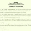 你将学习如何将自己从竞争对手中分离出来，并将你的业务定位在你的行业中获得最大的关注的技巧。（Strategy Session Mastery）