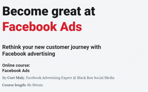 Facebook广告运营大师（Become Great at Facebook Ads）