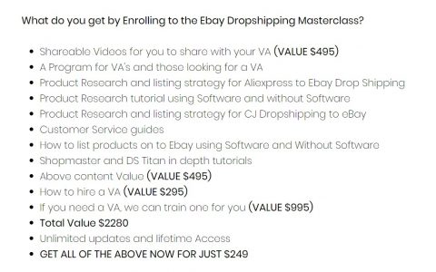 全球速卖通 + eBay Dropshipping教程（Ebay Dropshipping VA Training）