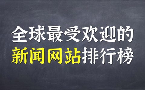 2020年全球最受欢迎的新闻资讯网站排行榜